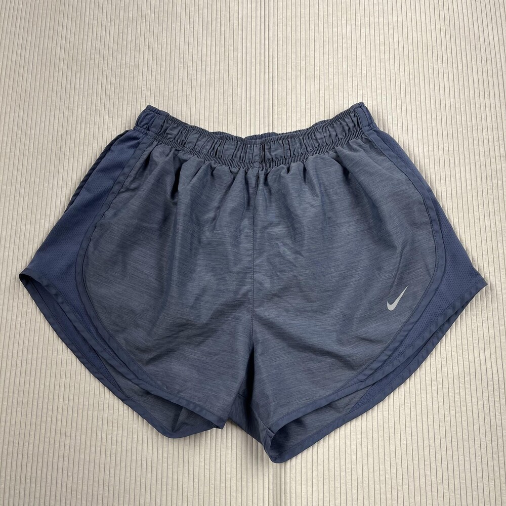 Nike Dri-FIT Shorts Mens M Blue Microfiber Athletic Elastic Waist Running Gym